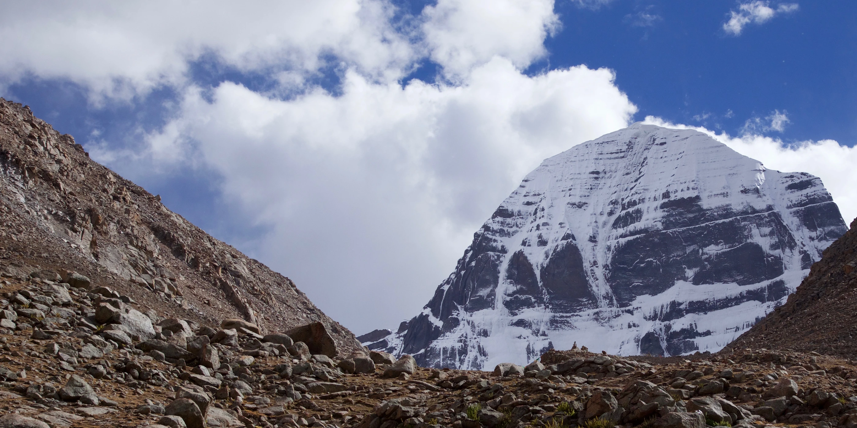 The north face of Gang Rinpoche (Mount Kailash) in western Tibet