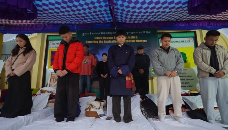 V-TAG India Participates in 24-Hour Chain Hunger Strike for Tibet