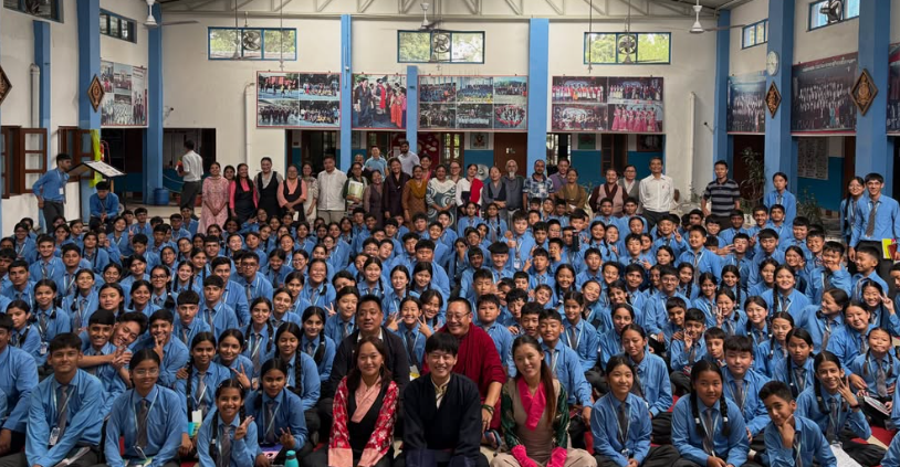 V-TAG Dehradun Conducts Advocacy Session at STS Herbertpur on Tibet, India and Civic Responsibility