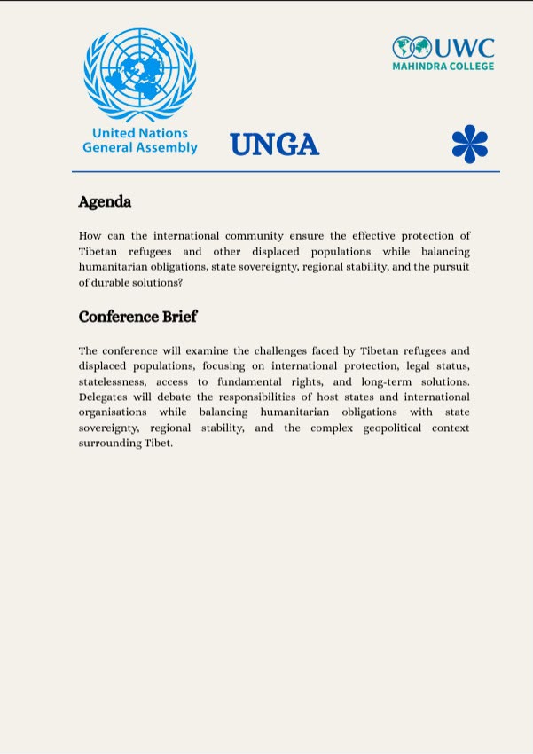 V-TAG Pune’s Efforts to Raise the Issue of Tibetan Refugees at the UNGA Committee
