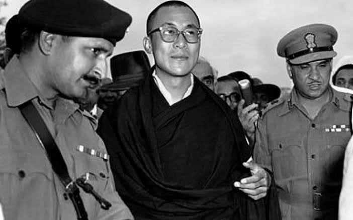 The Dalai Lama goes into exile