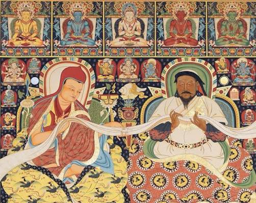 The Mongols and the Sakya lamas